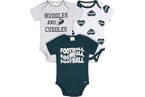 Gerber NFL baby-girls Nfl 3-pack Onesie Bodysuit