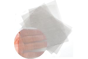 AWIORETON 30 Mesh 304 Stainless Steel Wire Mesh, 4Pcs 8"x12"(20 * 30cm) Woven Wire Mesh Sheet Sturdy Mesh Sheets for Window Screen,Filter Mesh, Air Vent, DIY Projects, Cage, Garden, Roof Project