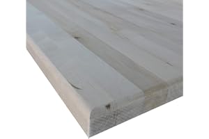 Allwood 1.5" x 18" x 48" Birch Table/Counter/Island Top ** see all Edge options ** (Routed edges 1 face)