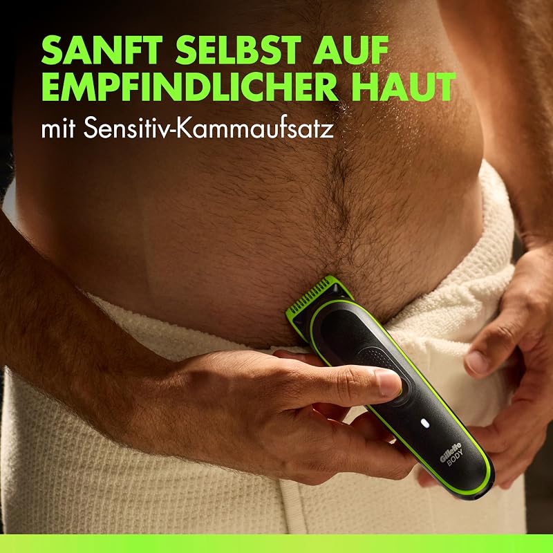 Labs i3 Body + Intimate Trimmer Herren, Schwarz/Grün — Foto 4 von 8