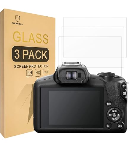 Displayschutzfolie Für Canon EOS R8 & R50 – 9H Gehärtetes Glas, 3 Stück Inkl. Reinigungstüchern