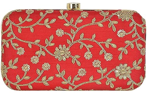 Women's Clutch (bx848Red_Red)