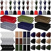 Suhine Homeless Care Package Supplies Bulk Blankets Winter Gloves Beanies Scarves Socks Drawstring Bags for Unisex