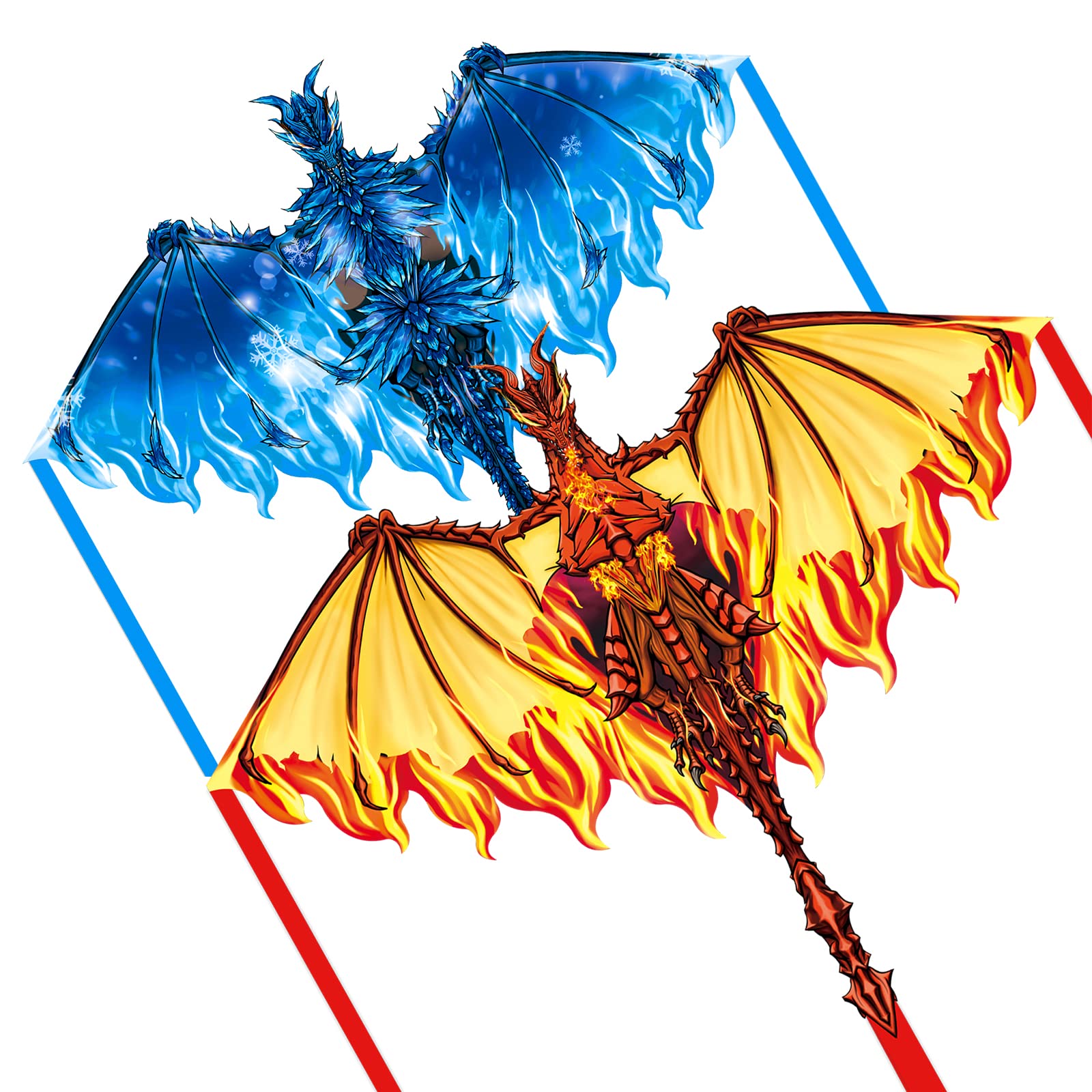 Simxkai Dragon Kite for Kids Ages 8-12 and Adults - Easy to Fly for Beginners, Large Single Line for Beach