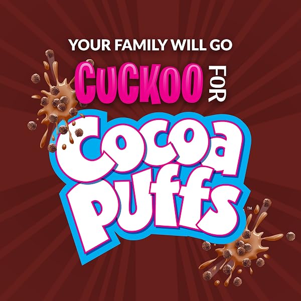 COCOA PUFFS, CHOCOLATEY BREAKFAST CEREAL, MADE WITH WHOLE GRAIN, 32 OZ RESEALABLE BAG