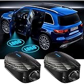 SPOBODY 2PCS Car Door Light Projector Car Door Projector Rechargeable HD Car Welcome Courtesy Ghost Shadow Lamp Fit for Cars (for F-OO-RRD