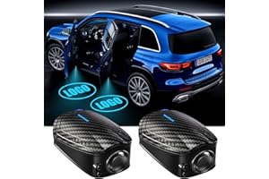 SPOBODY 2PCS Car Door Light Projector Led Car Door Projector Rechargeable HD Car Welcome Courtesy Ghost Shadow Lamp Fit for All Cars (for Ch-eee-vv)