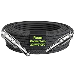 50 ft Guitar Cable, 20AWG 99.99% OFC - A Must for