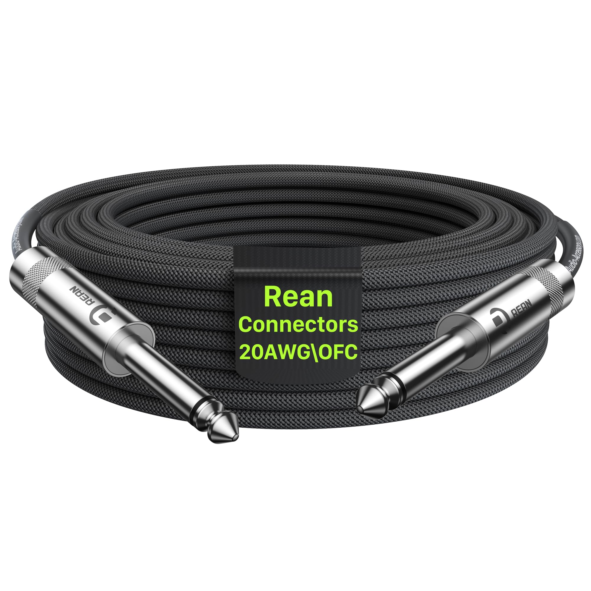 50 ft Guitar Cable, 20AWG 99.99% OFC - A Must for