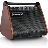 HAMPBACK SK-50 Electric Drum Amp 50W, Wireless Electronic Drum Amplifier Keyboard Speaker for Home Practice