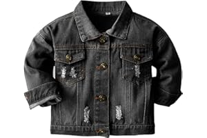 Cromoncent Classic Denim Jacket for Boys Girls & Women