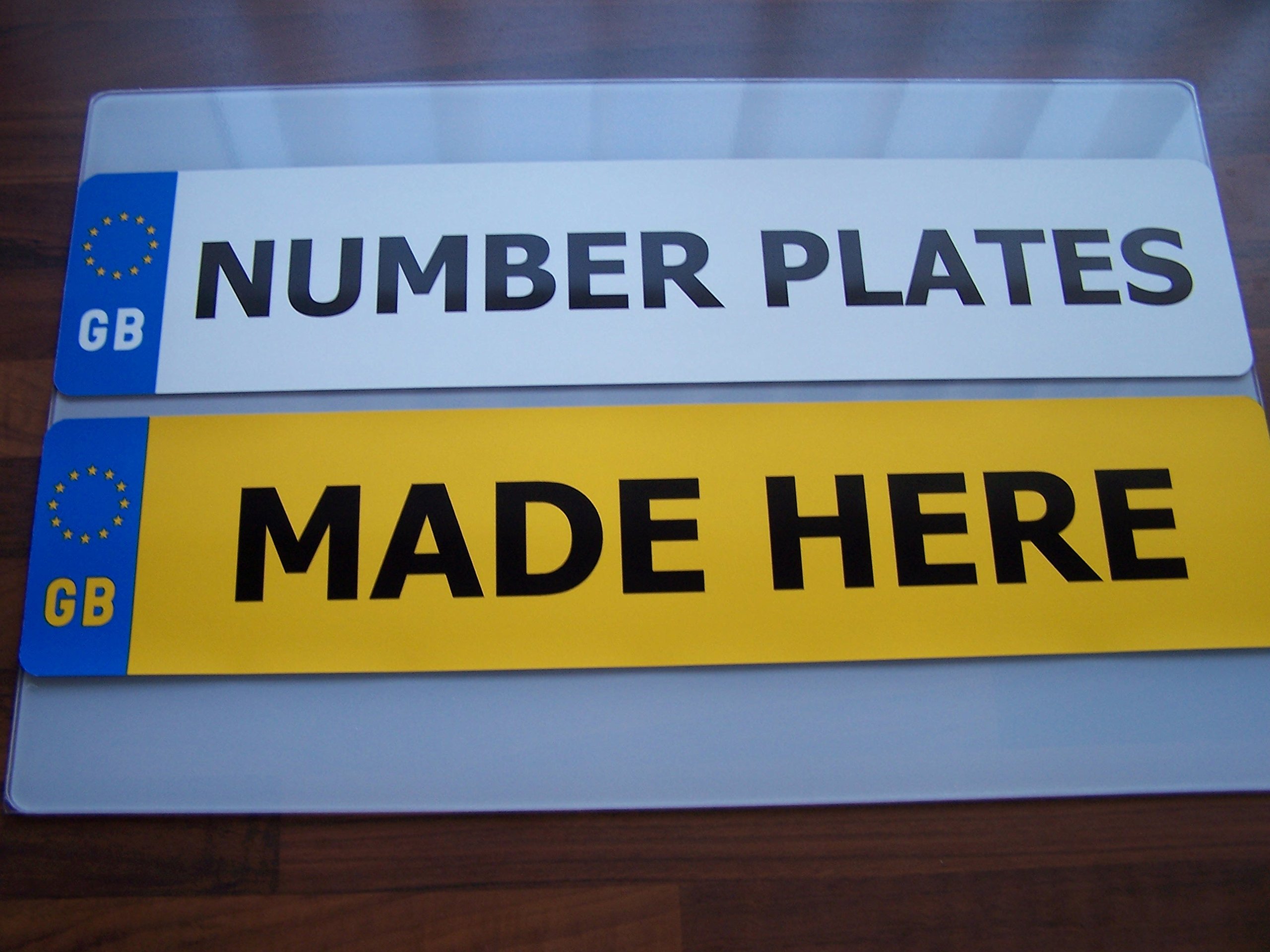 Make it plates. Make it plates
