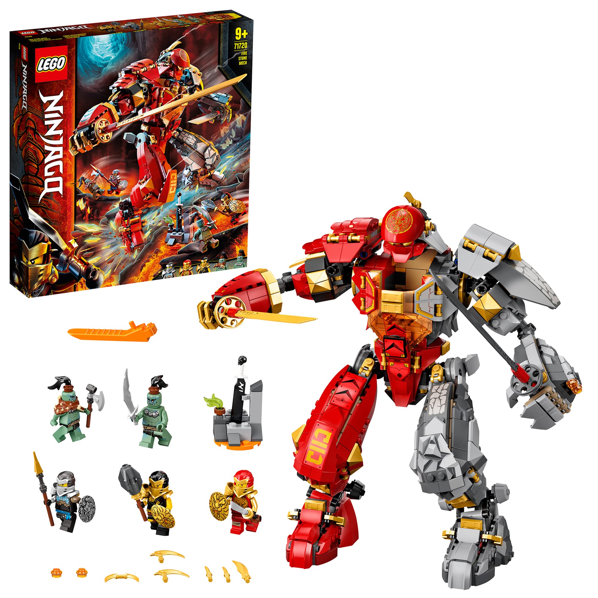 LEGO 71720 Ninjago Fire Stone Mech
