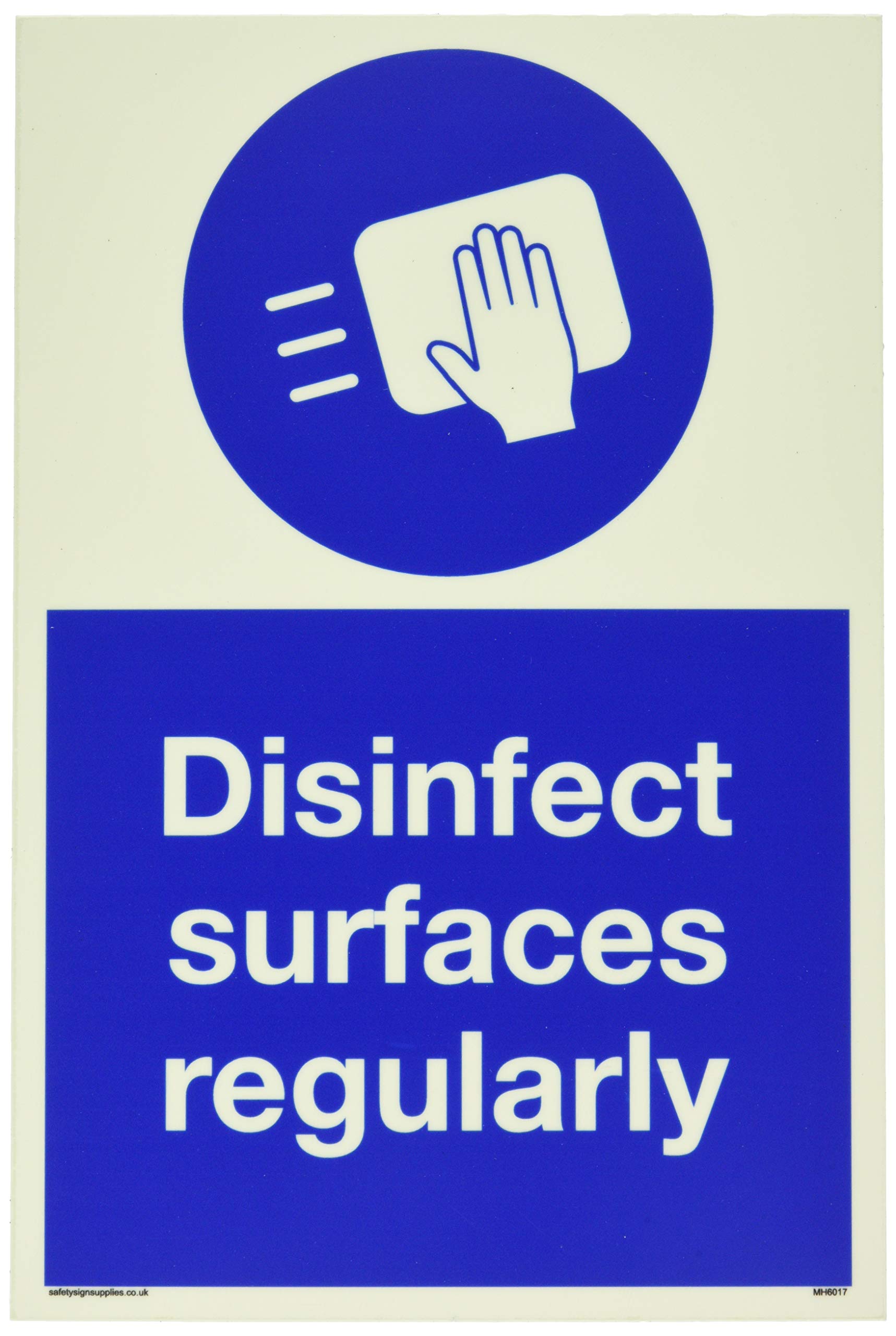 Disinfect surfaces regularly