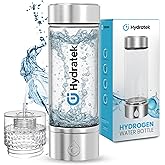 Hydrogen Water Bottle Generator with SPE/PEM Technology, Ionized Water Bottle, Portable Hydrogen Water Ionizer Machine 420 ml for Gym, Hiking, Cycling, Running & Outdoor Use