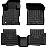 Husky Liners Weatherbeater Floor Mats | Fits 2024-2026 Ford Escape | Front & 2nd Row, 3-pc Black - 95331