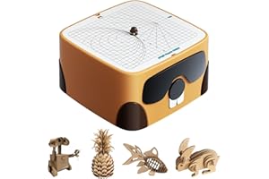 BEAVERBOT Cardboard Cutter for Kids, Safe DIY Cardboard Construction Tool Kit, Educational Craft Toy for 3+ Boys and Girls, Perfect for Creativity Projects 3D Models