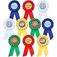 Crowye Inspirational Award Ribbon Rosette Ribbon Motivational Prize Ribbon Satin Victory Honorable Recognition Ribbons Badge for Kids Student Winner Competition Classroom School 5 Designs (20 Pcs)