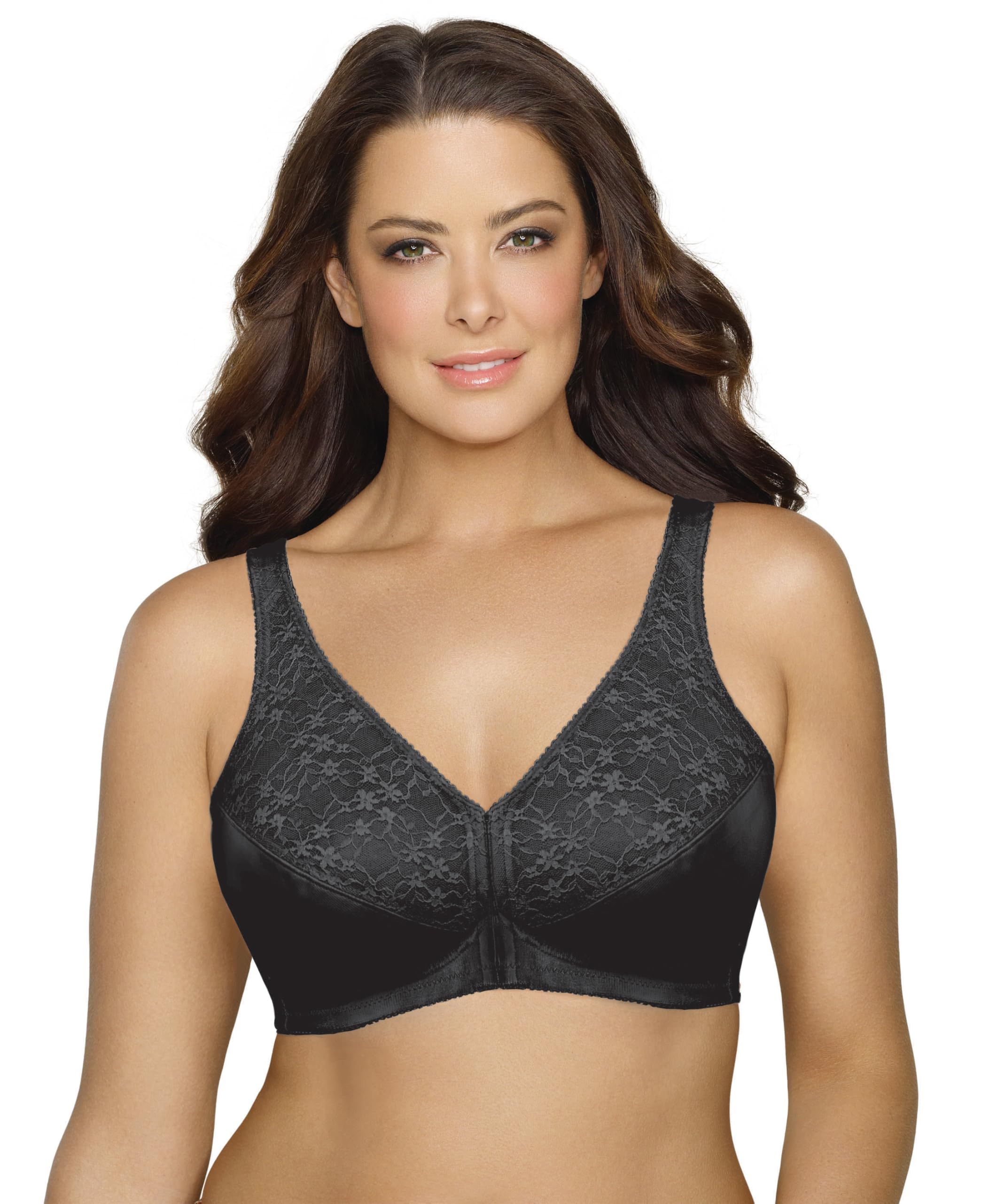 Photo 1 of Exquisite Form FULLY Full-Coverage Posture Bra, Wire-Free, Front Closure, Lace #5100565