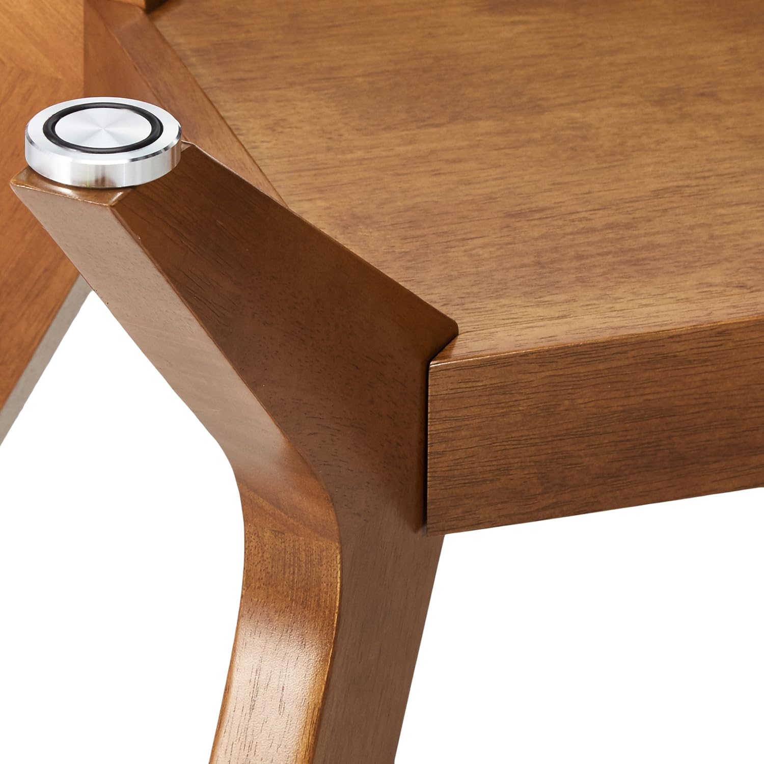 Paxton Table Base Nutmeg and Clear - Tables