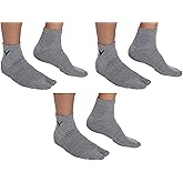 V-Toe Thick Quality Ankle Flip-Flop Socks - Tabi Split Toe Men Women Japanese 3 Pack