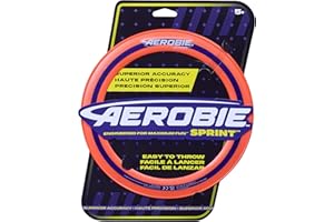 Aerobie Sprint Ring Outdoor Flying Disc, Flying Ring for Kids Parties and Backyard Games