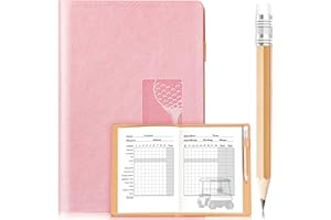 GLORIEROO Set for Dad Includes Golf Scorecard Book, Bag Tag with 5 Tees & Golf Club-Shaped Pen - Funny Birthday Present from Daughter, Son or Kids,Best Dad by Par