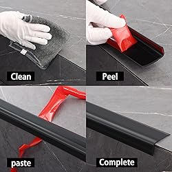Taaizau Stair Anti Slip Nosing, Self-Adhesive Vinyl