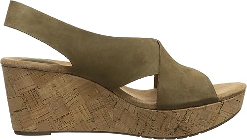 clarks women's caslynn lizzie wedge sandal