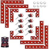 8Pcs Corner Clamps for Woodworking (4x5.5"&amp; 4x3.14") With Box. | 90 degree right angle Aluminum Alloy Clamp, Positioning Square Tools for Frame, Cabinets, Drawers,Box, for Dad.