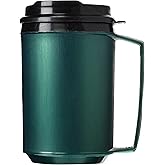 GAMA Electronics 12 oz Insulated Green ThermoServ Travel Coffee Mug