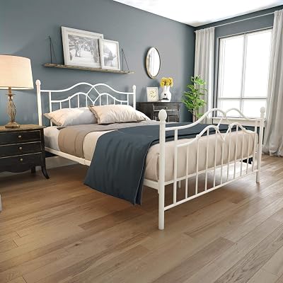 DHP Tokyo Bronze Metal Bed Frame with Signature Sleep Memoir 10-Inch Mattress, Queen Size Set