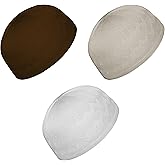 Kufi Hats for Muslim Men – Pack of 3 – Islamic Prayer Caps – Soft & Stretchable Muslim Skull Caps
