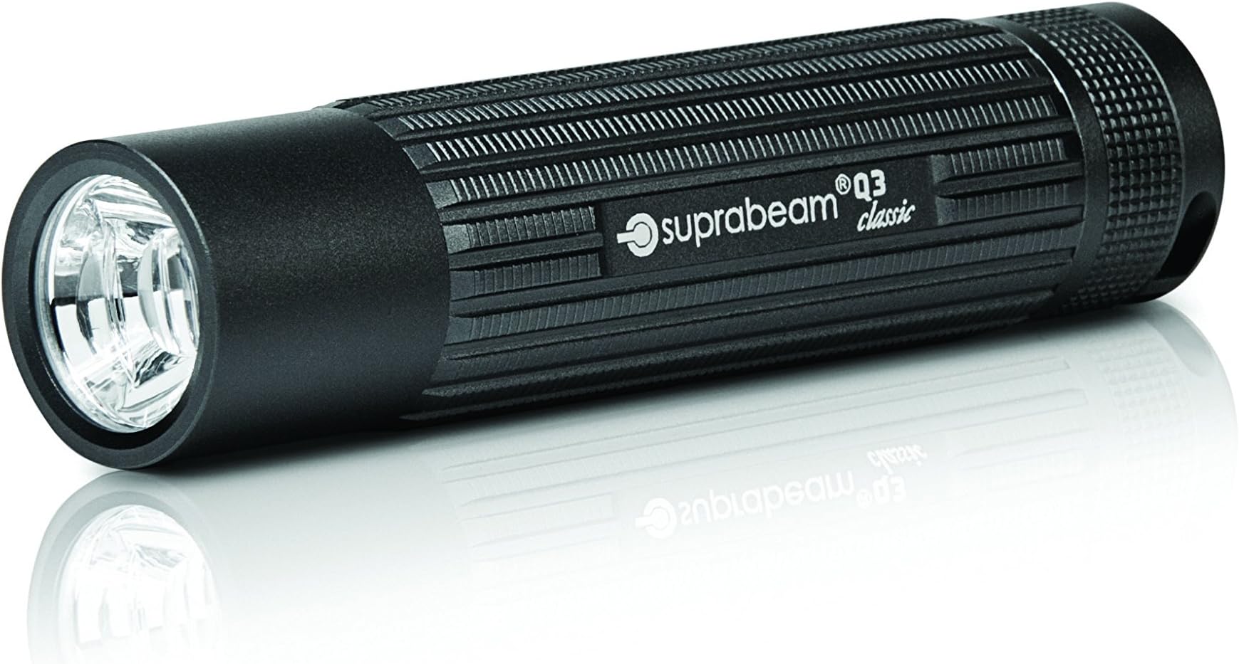 Suprabeam SBQ3CLASSIC Q3 Classic LED Flashlight with Free Batteries, Adjustable Wristband and Carrying Case