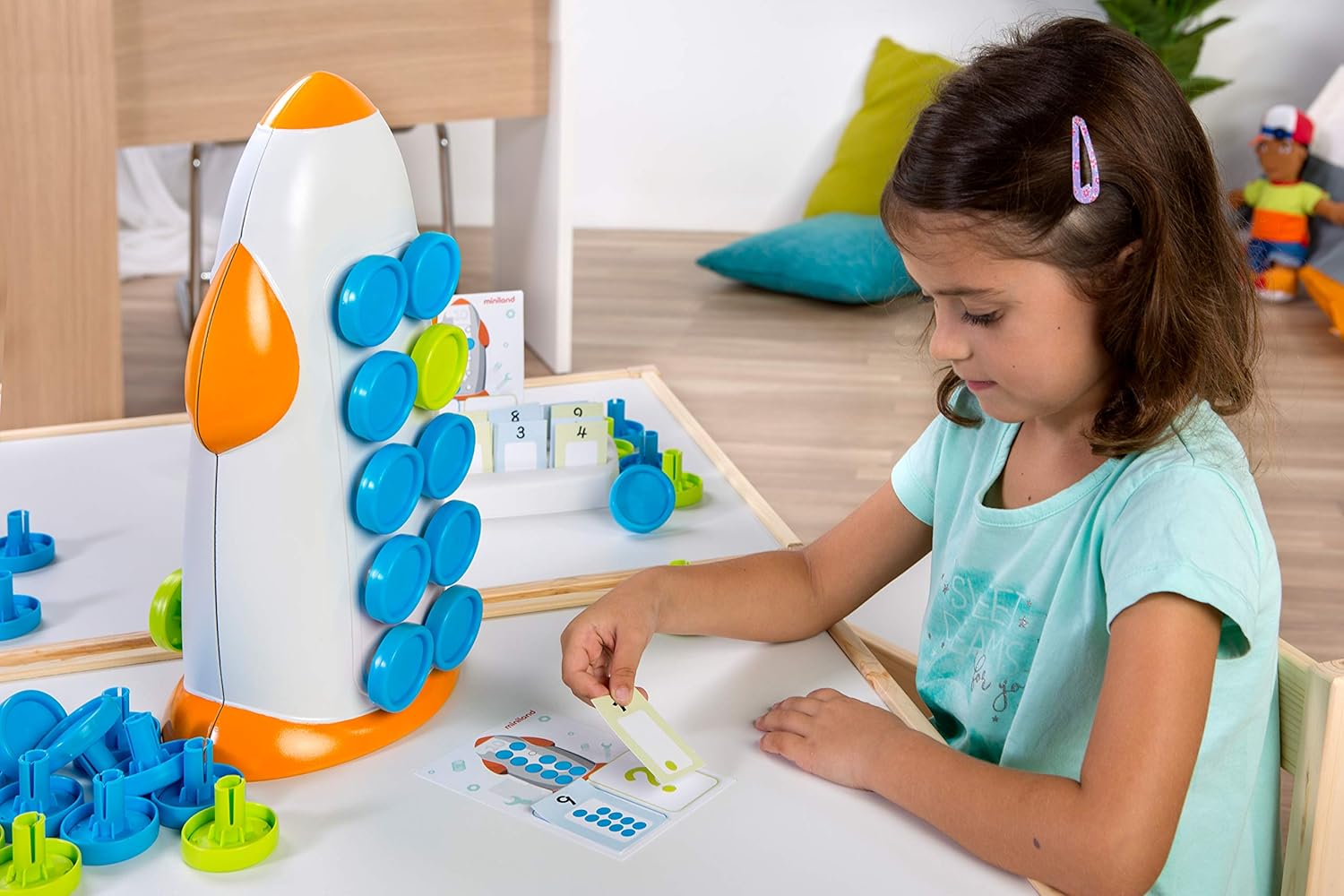 Miniland Fun Math Concept Learning Kit for Ages 3-7, White, Small - Image 5
