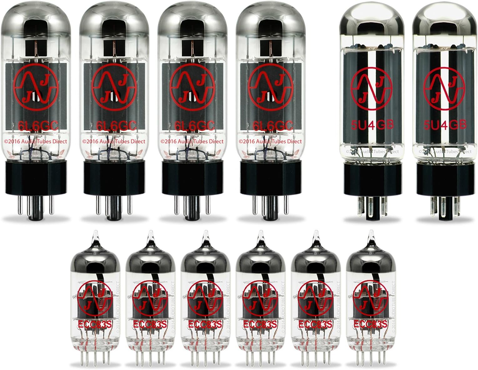 JJ Tube Upgrade Kit For Mesa Boogie Roadster Amps 6L6GC ECC83S 5U4GB