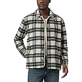 PAIGE mens Rangel Plaid Fleece Lined Jacket