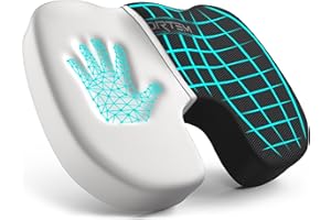 FORTEM Office Chair Cushion, Memory Foam Seat Cushion, Non Slip Sitting Pillow for Gaming, Car Seat, Computer Chair Pad, Scia