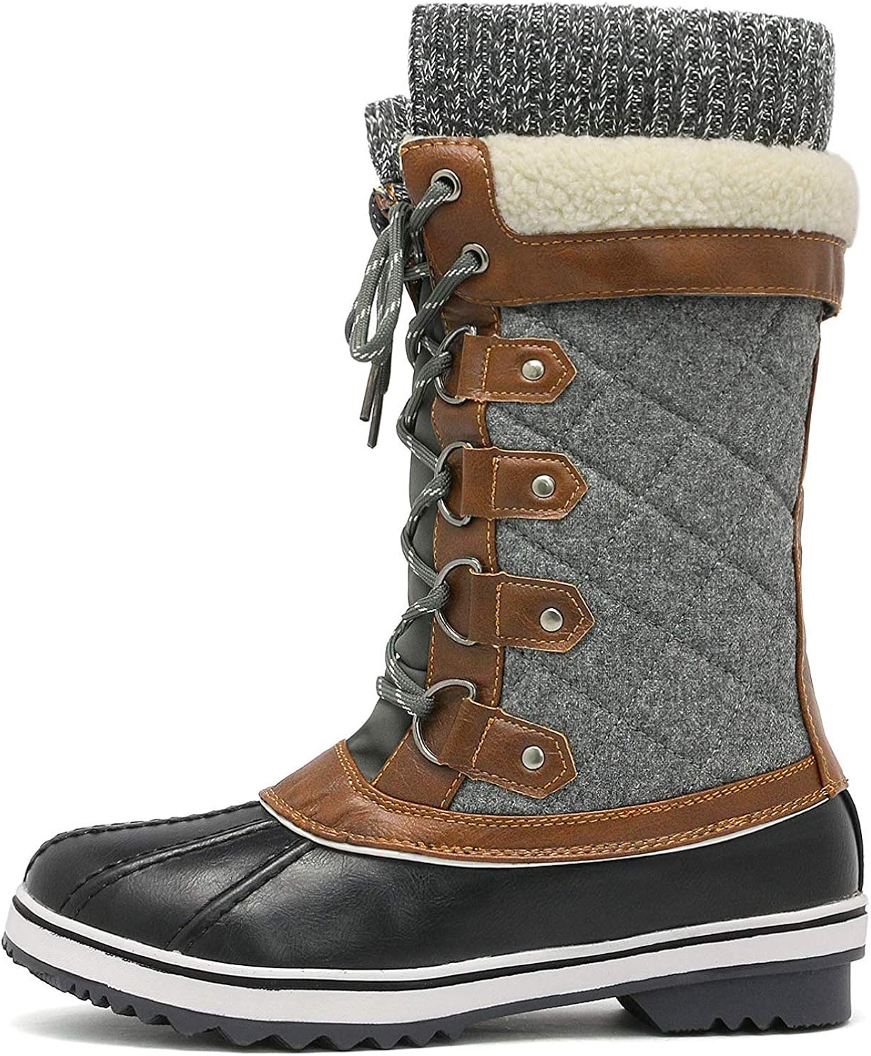  | DREAM PAIRS Women's Mid-Calf Winter Snow Boots | Shoes