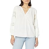 Velvet by Graham & Spencer Womens Women's Tayler Cotton Lace Top