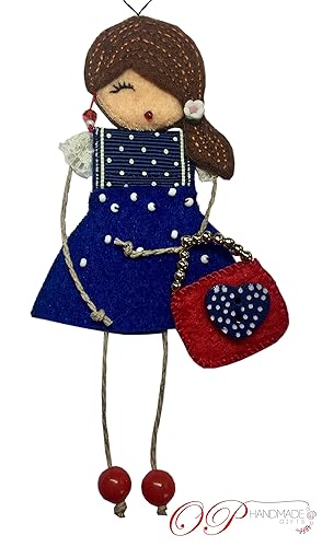 Mädchen Autoanhänger, Spiegelanhänger Anhänger, schönes Geschenk