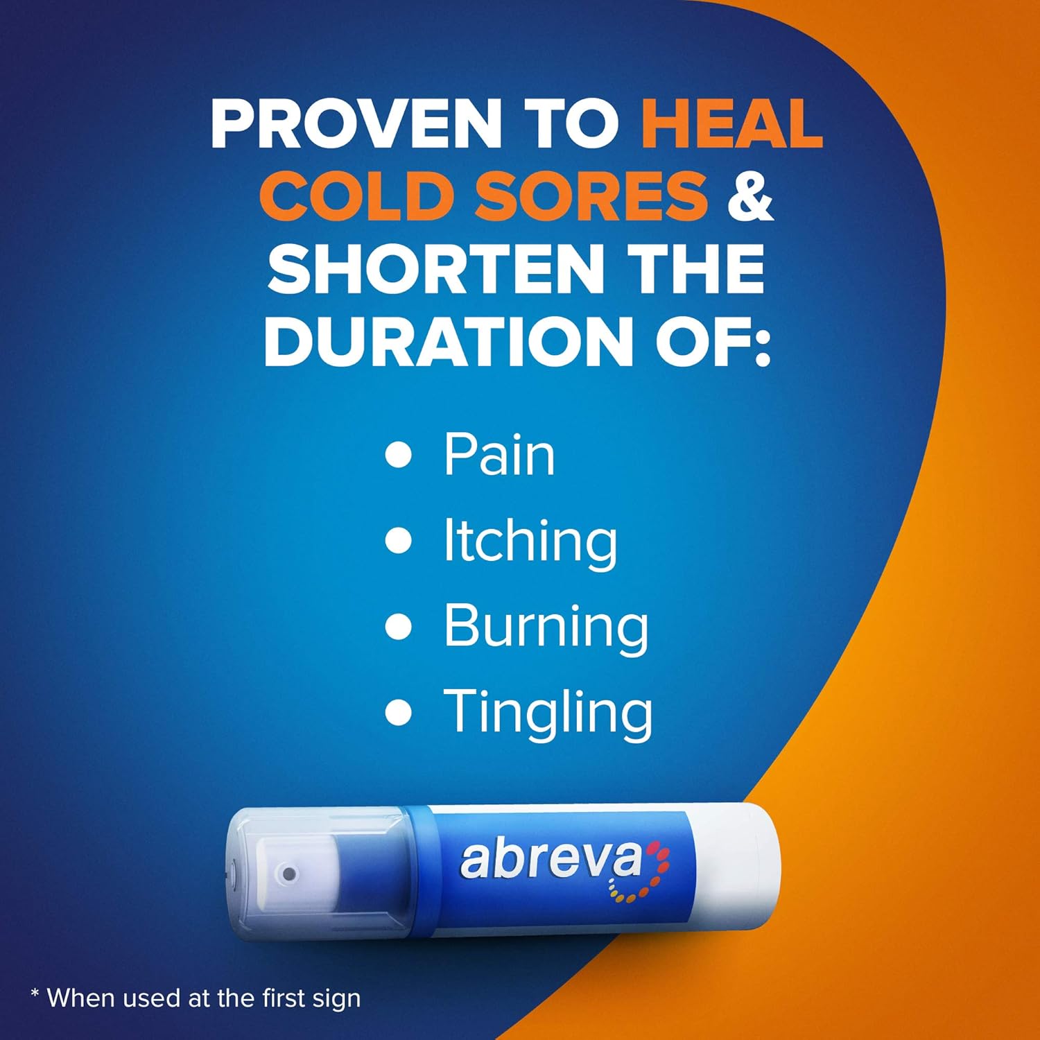 Abreva Docosanol 10% Cream Pump, Only FDA Approved Treatment for Cold Sore/Fever Blister, 2 grams: Health & Personal Care