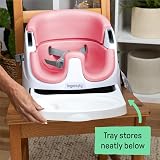 Ingenuity Baby Base 2-in-1 Seat Peony Booster Chair for Dining & Floor Use view 5