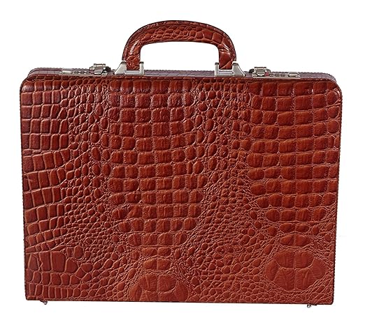 Zordan Leather Briefcase Bag Cum Office File Bag for Men Expandable Made in Pure Leather