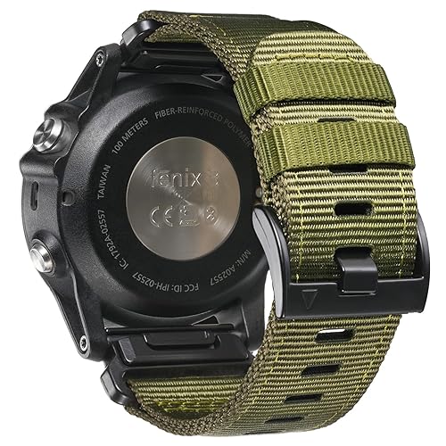 Ookids 26mm Nylon Watch Band Compatible for Garmin Fenix 7X/ Fenix
