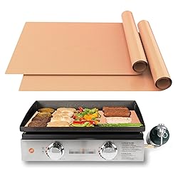 UBeesize 2 Pack Nonstick Copper Grilling Mats for