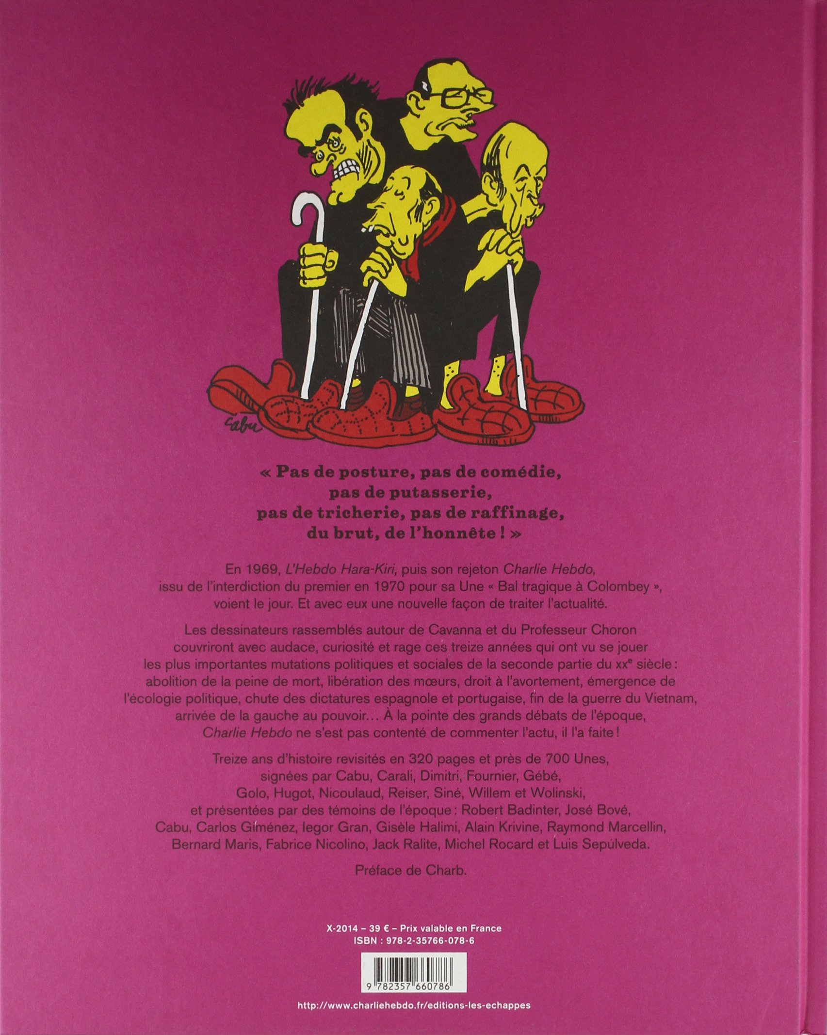 Amazon Fr Charlie Hebdo Les Unes 1969 1981 Collectif Livres