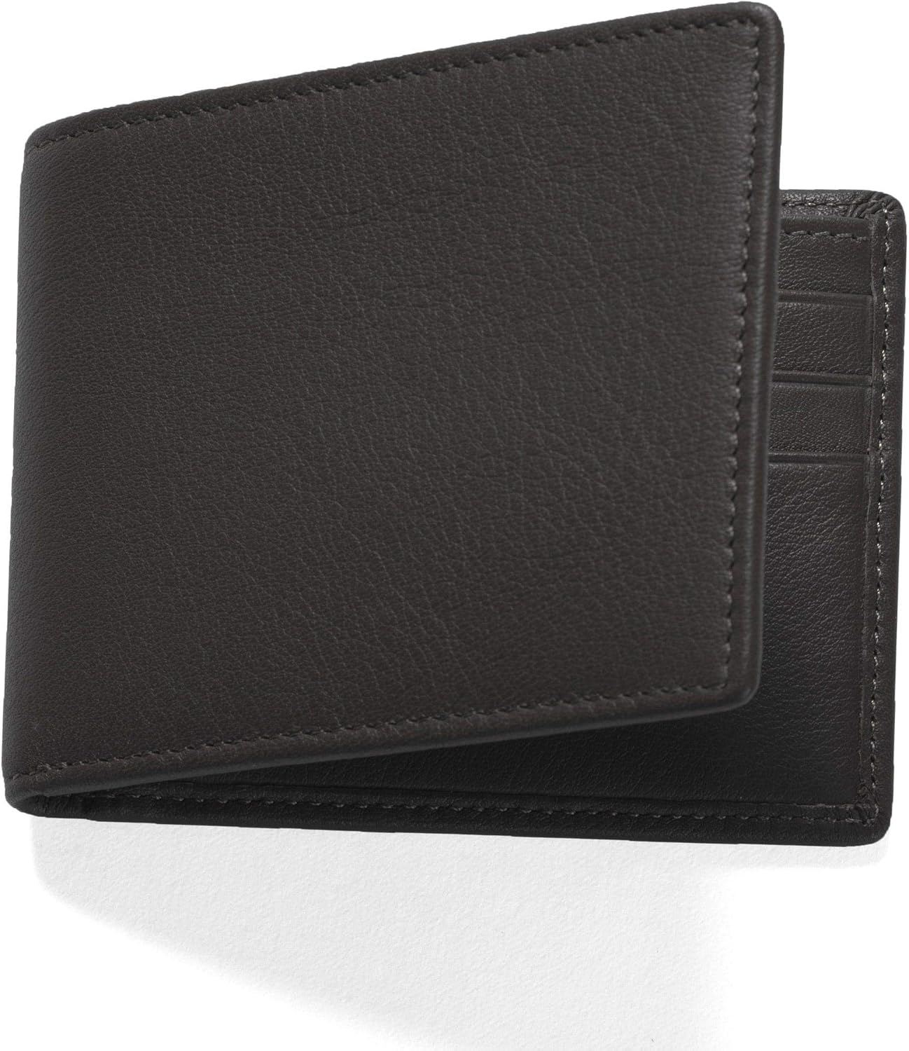 Leatherology RFID Black Onyx Men's Thin Bifold Wallet RFID Available