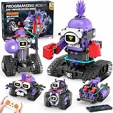 Faxioad 5in1 STEM Robot Building Kits for Kids, App &amp; Remote Control STEM Spider Truck Robot Building Toys, 740Pcs DIY STEM Building Sets Erector Set for Boys Girls 6 7 8 9 10 11 12+ Birthday