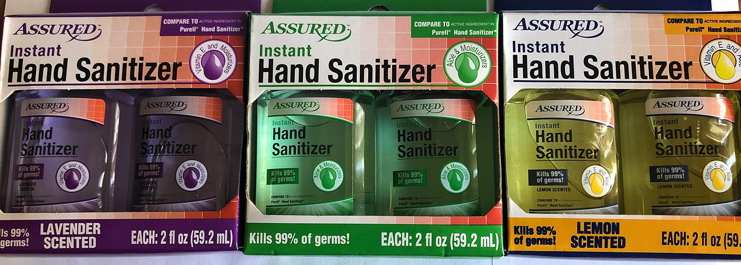 ASSURED Travel Size 2 Oz (2 Bottles Per Pack)